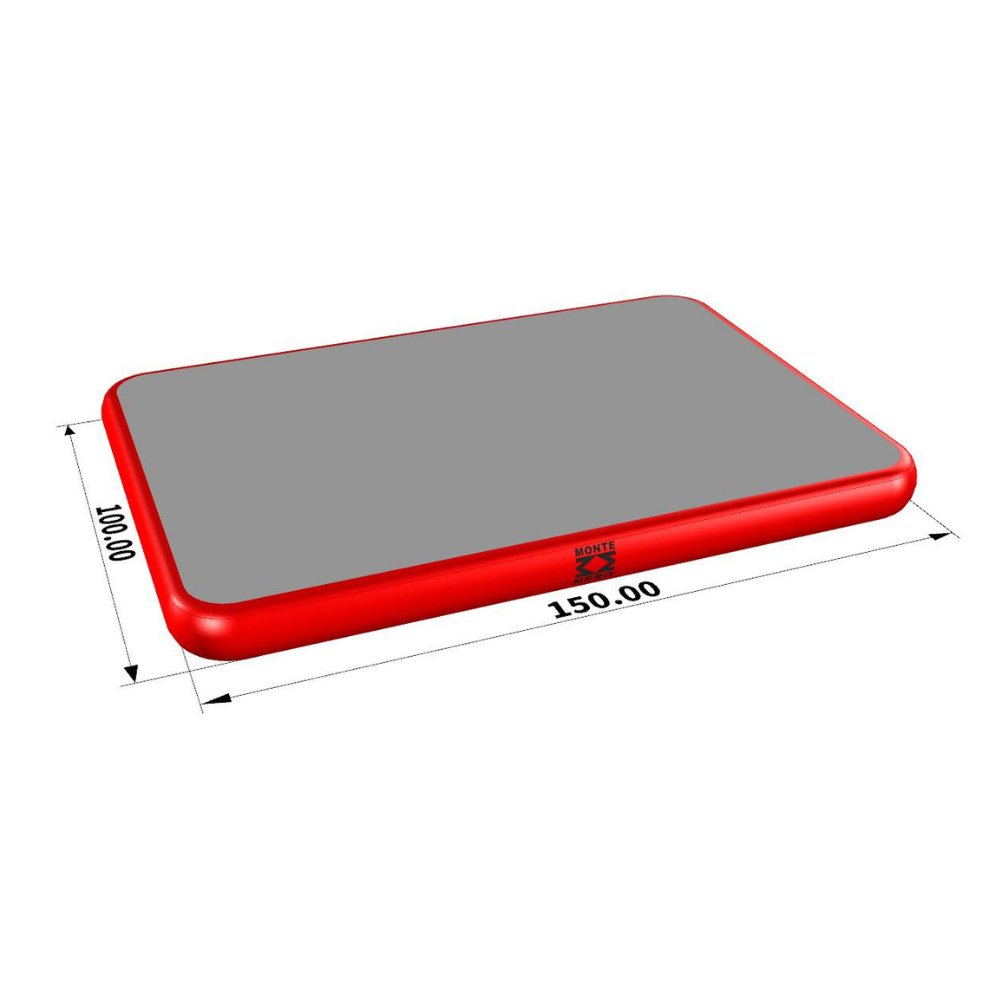 Airtrack - Pedana gonfiabile per stacchi acrobatica 1x1,5x0,05 m
