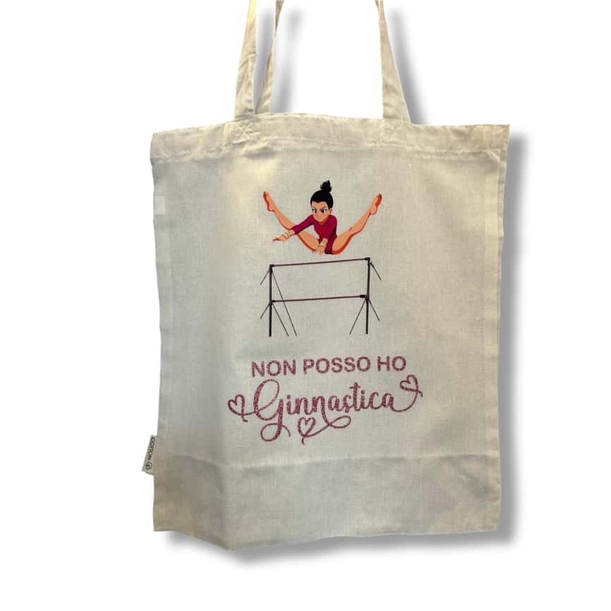 Borsa in tela “Non posso ho ginnastica”