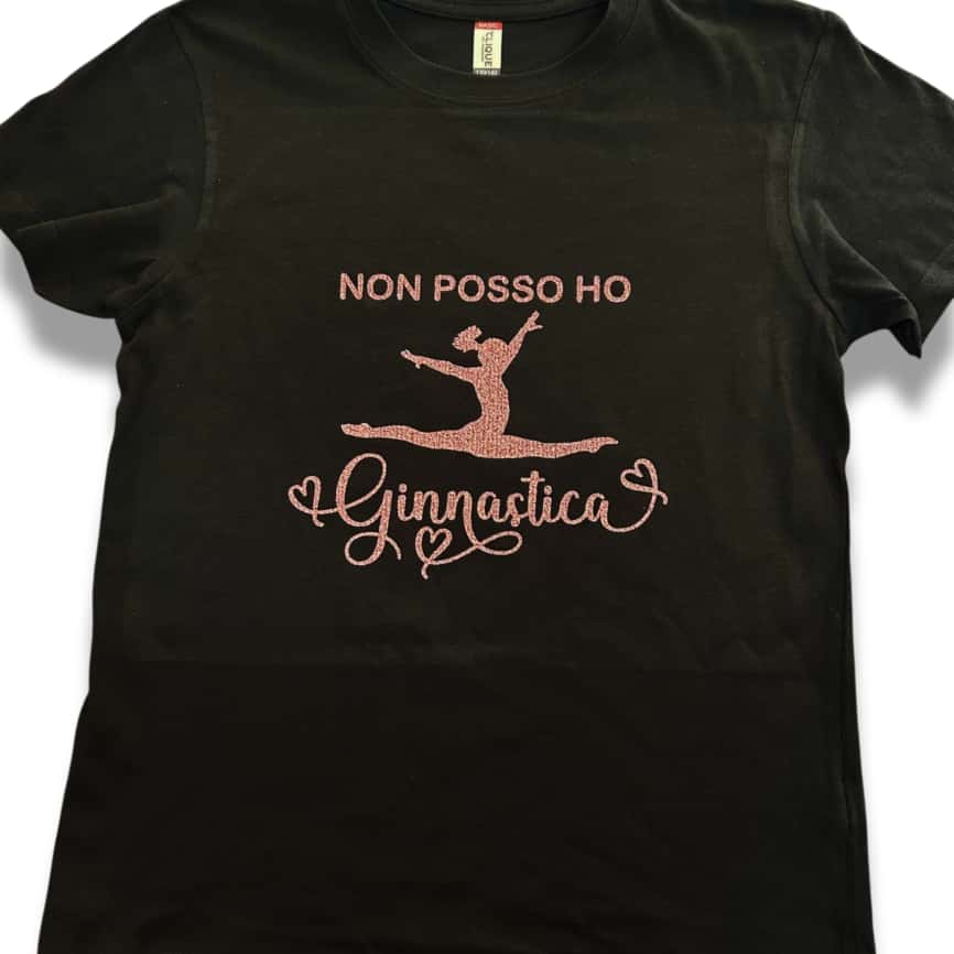 Maglietta “Non posso ho ginnastica” in 4 colori