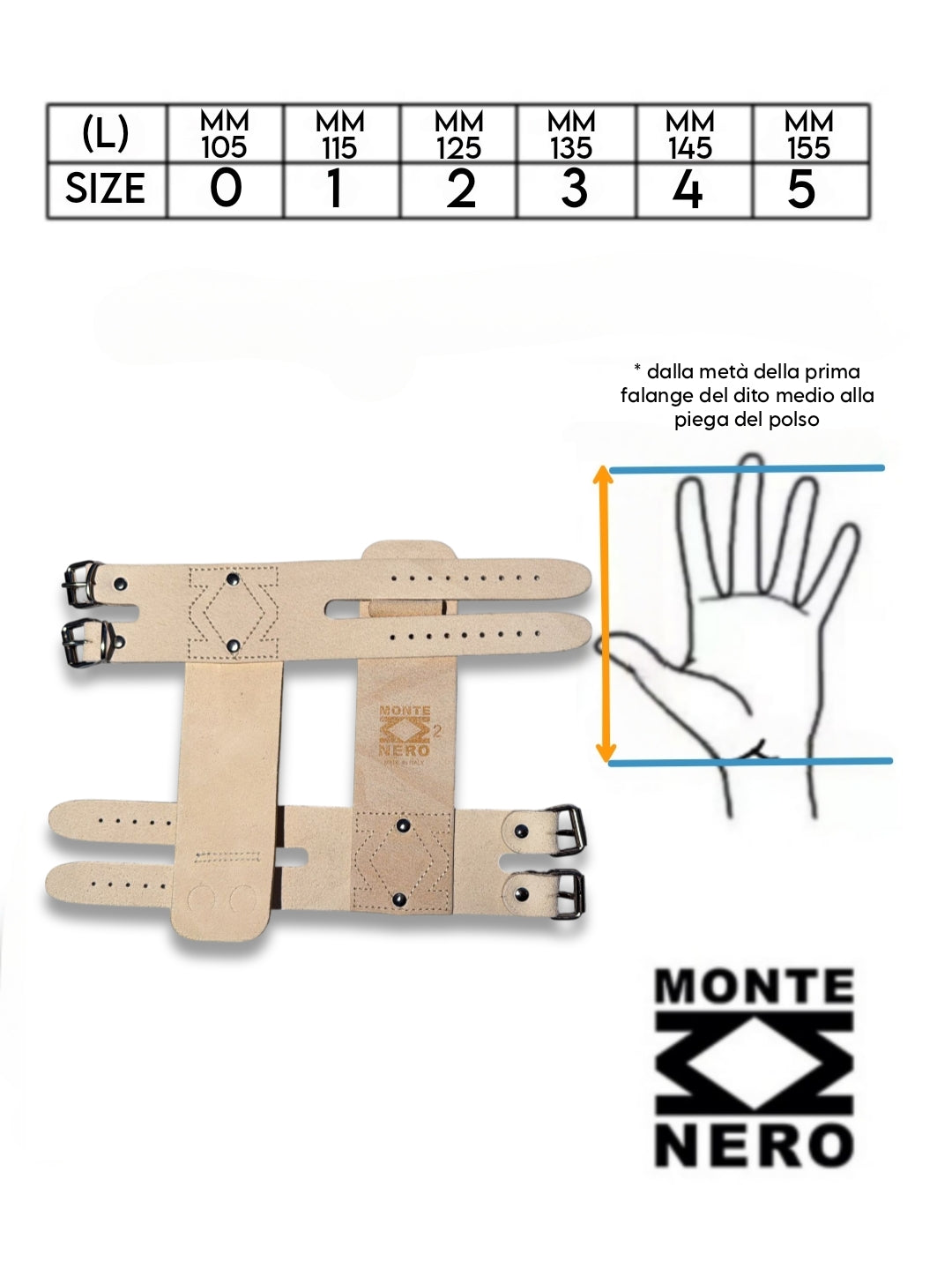 Paracalli con cinghia GAF made in Italy Montenero