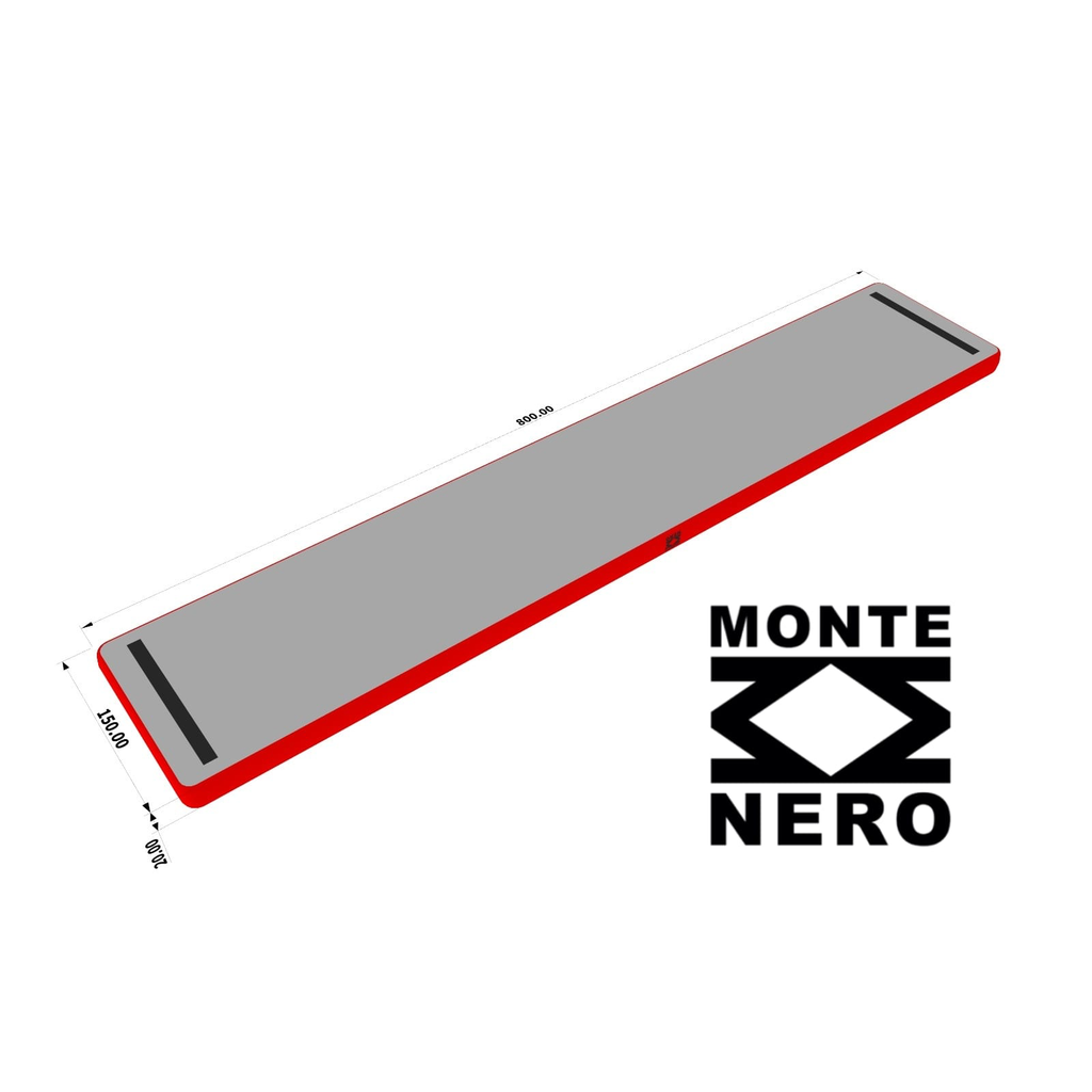 Airtrack - Pedana gonfiabile 8x1,5 m - 2 altezze